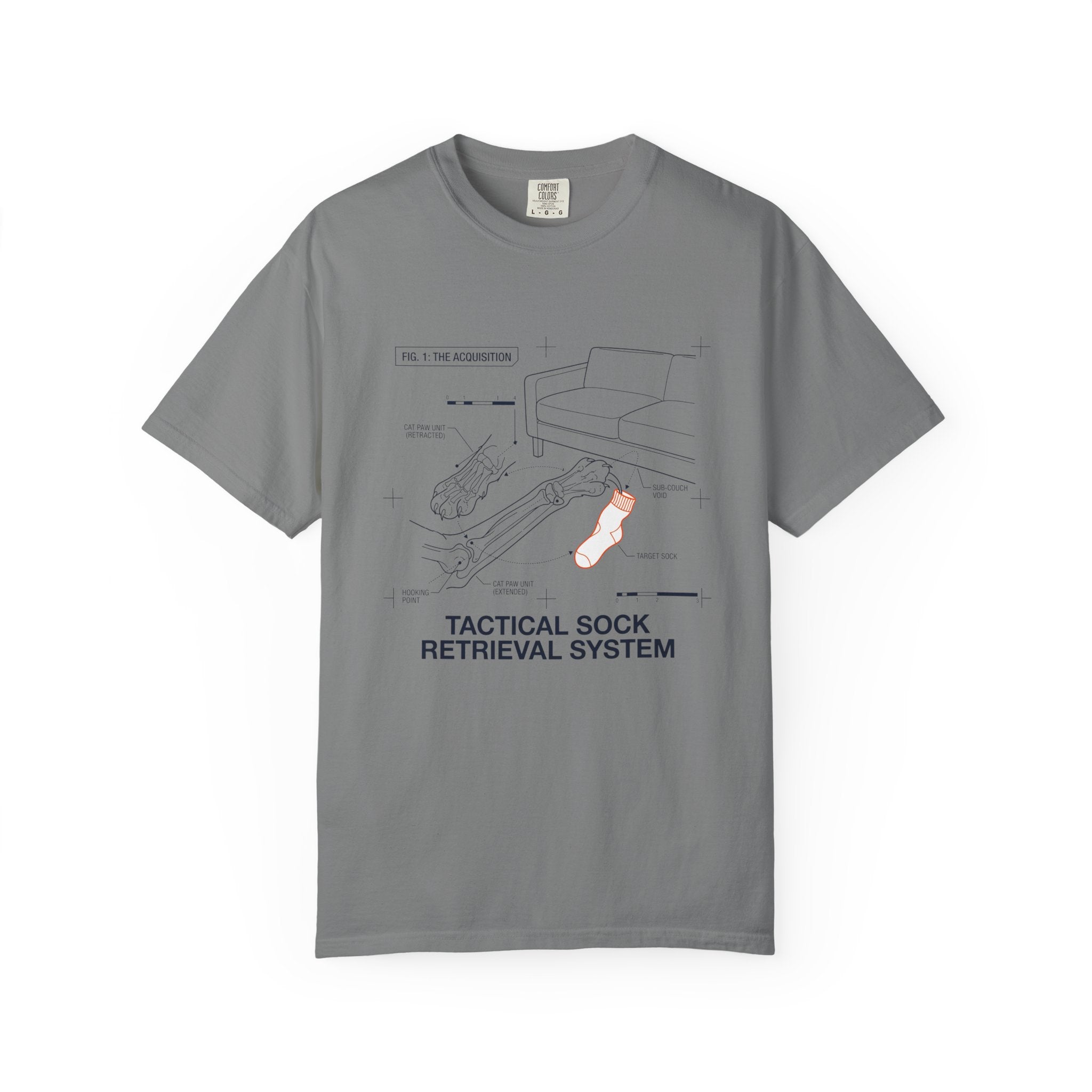 Sock Thief Diagram T-Shirt