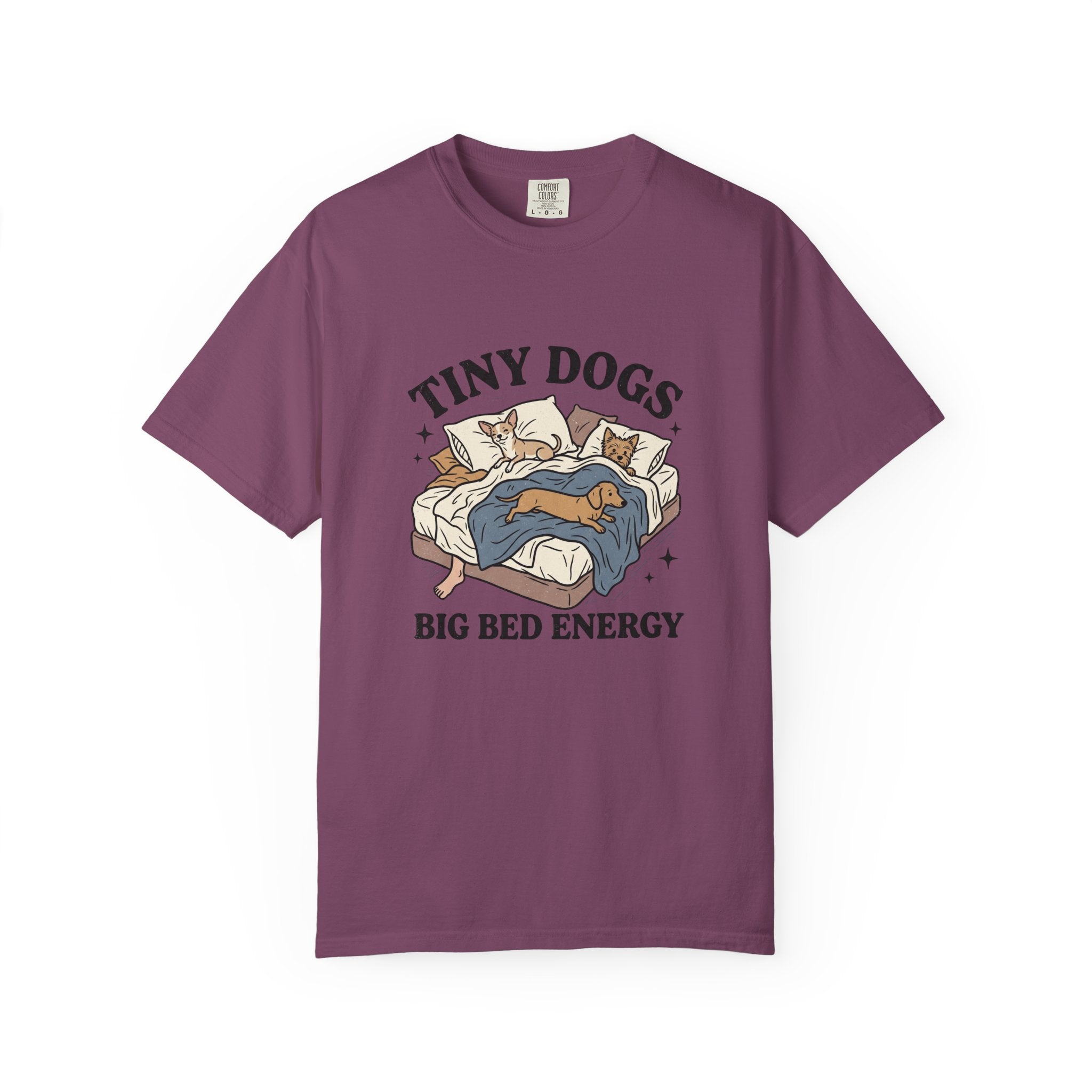 Tiny Dogs Big Bed T-Shirt