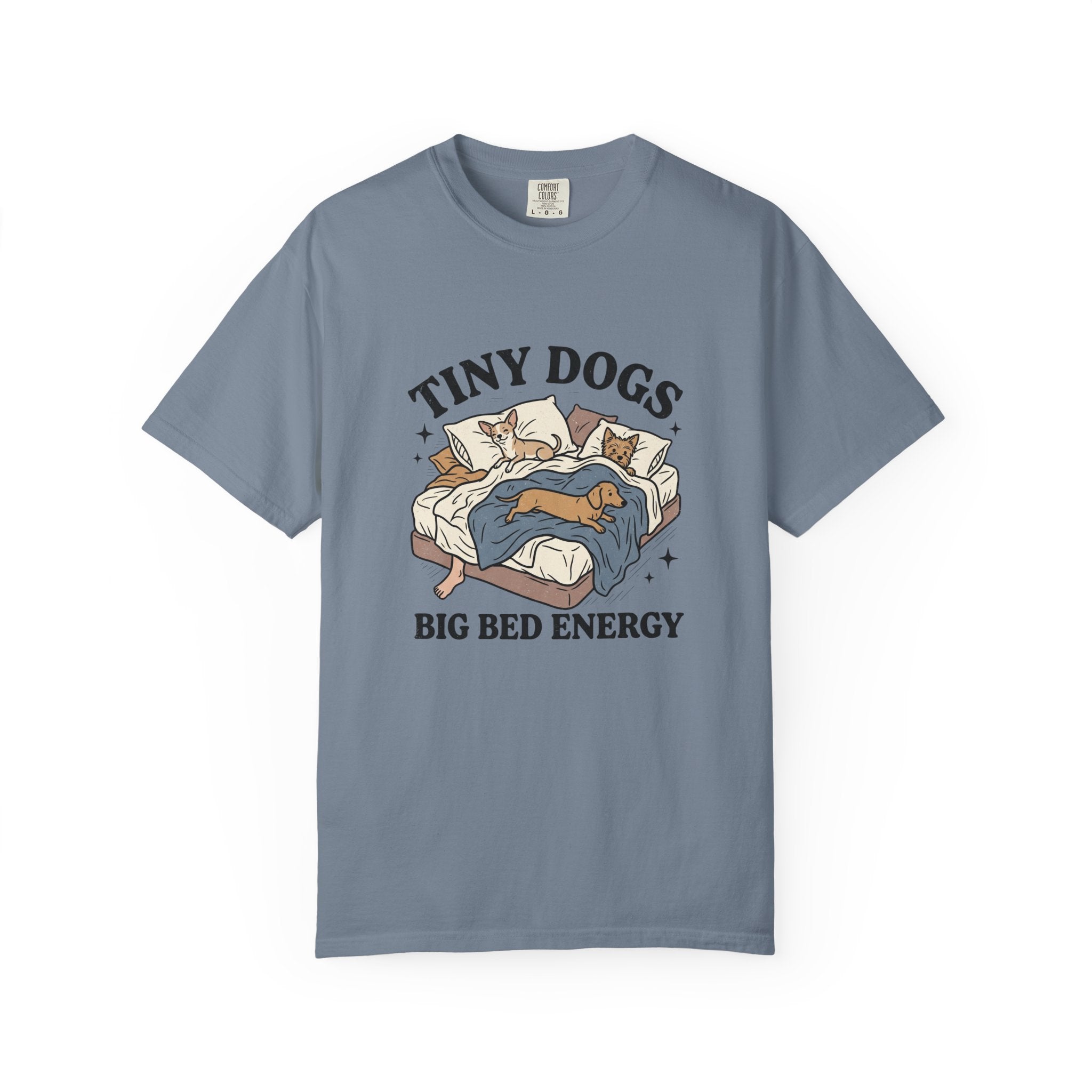 Tiny Dogs Big Bed T-Shirt