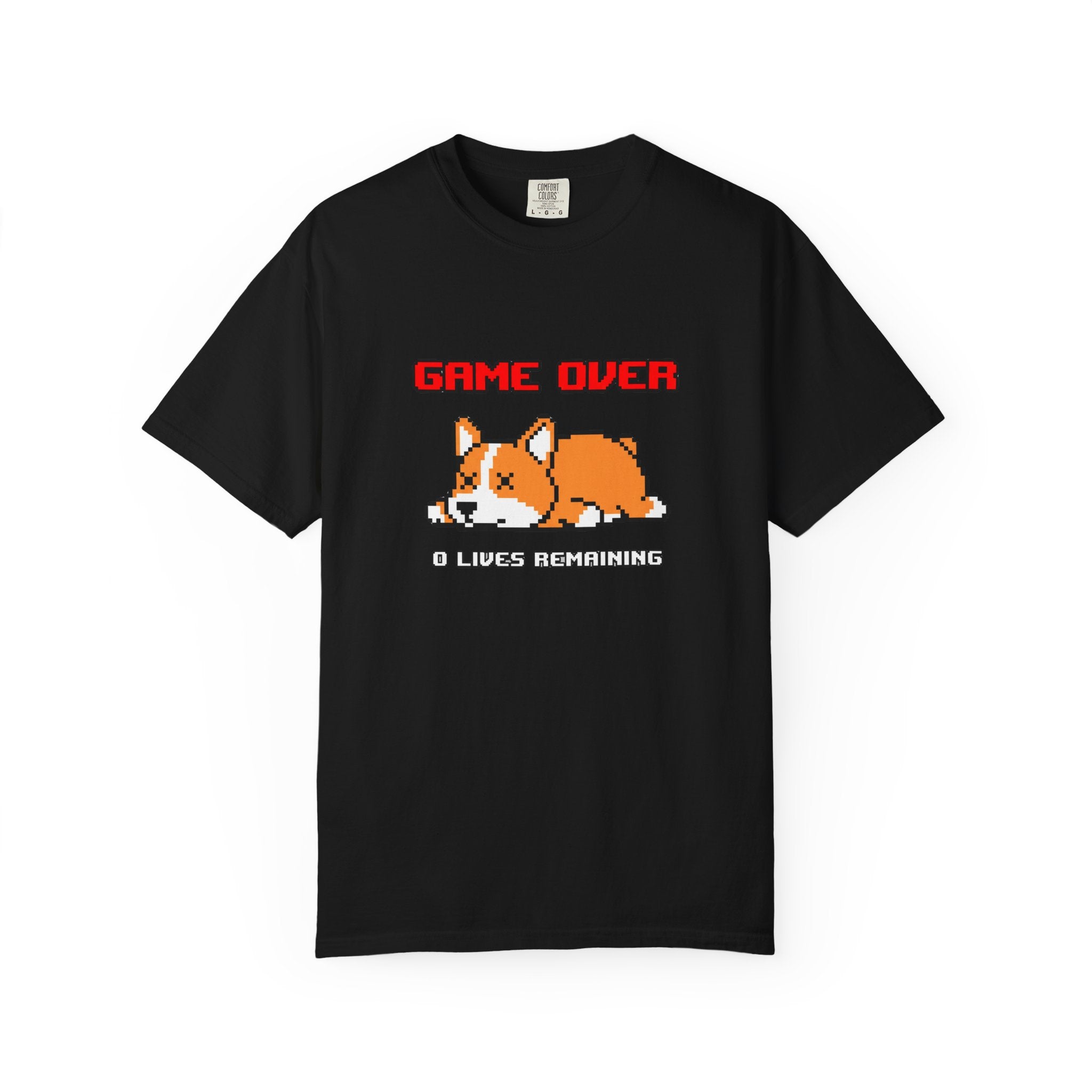 8 Bit Zero Life Remaining T-Shirt