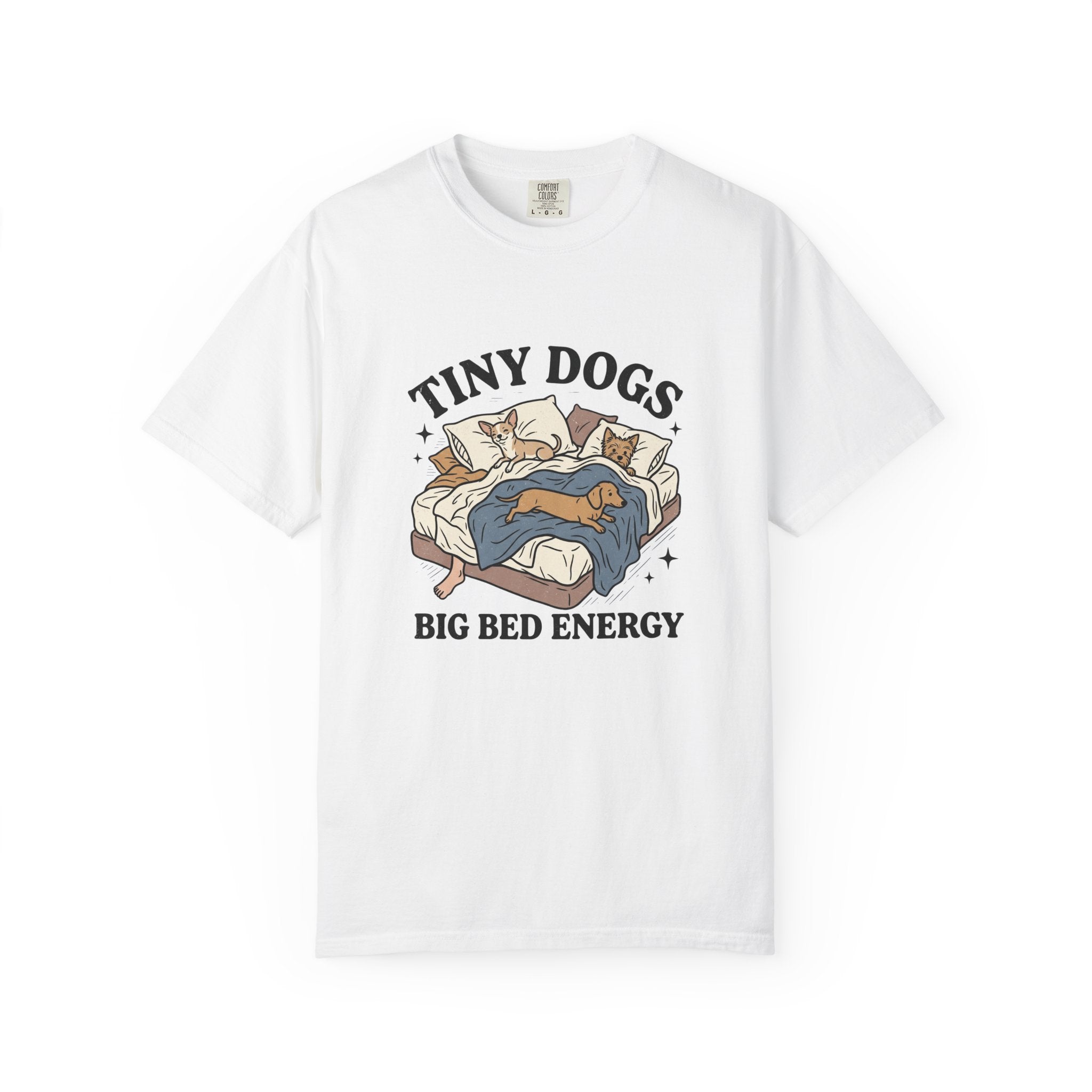 Tiny Dogs Big Bed T-Shirt
