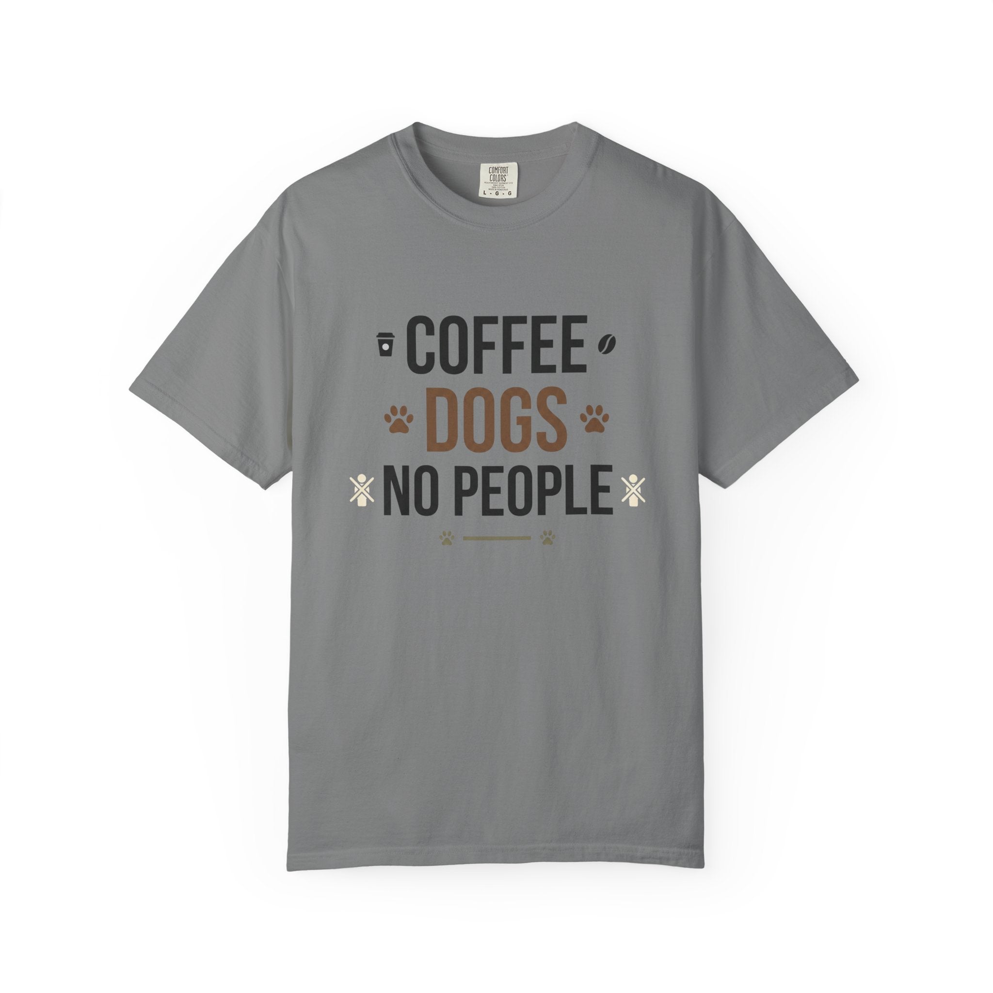 Coffee Dogs No People T-Shirt