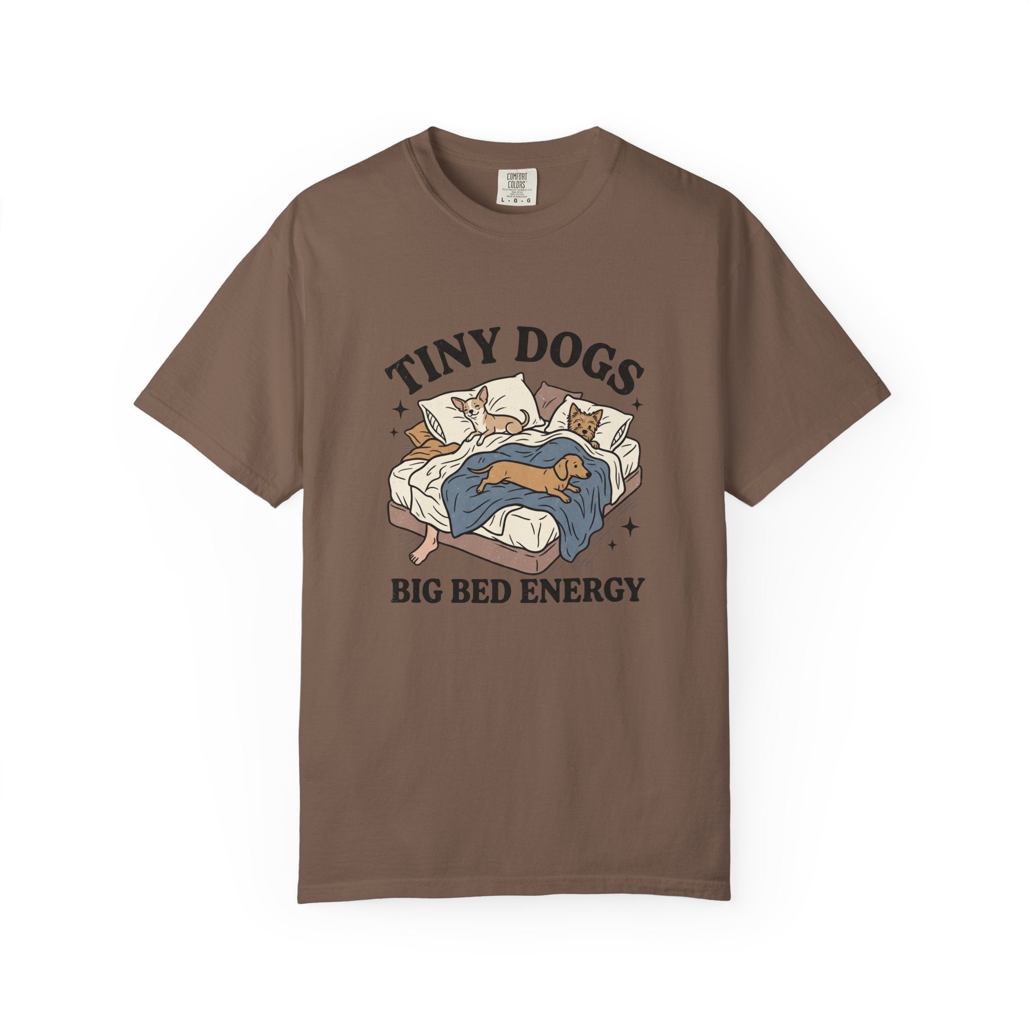 Tiny Dogs Big Bed T-Shirt