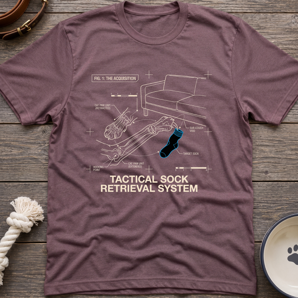 Sock Thief Diagram T-Shirt