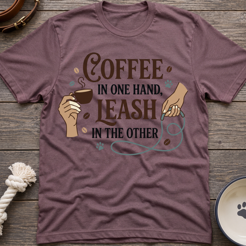 Coffee And Leash T-Shirt