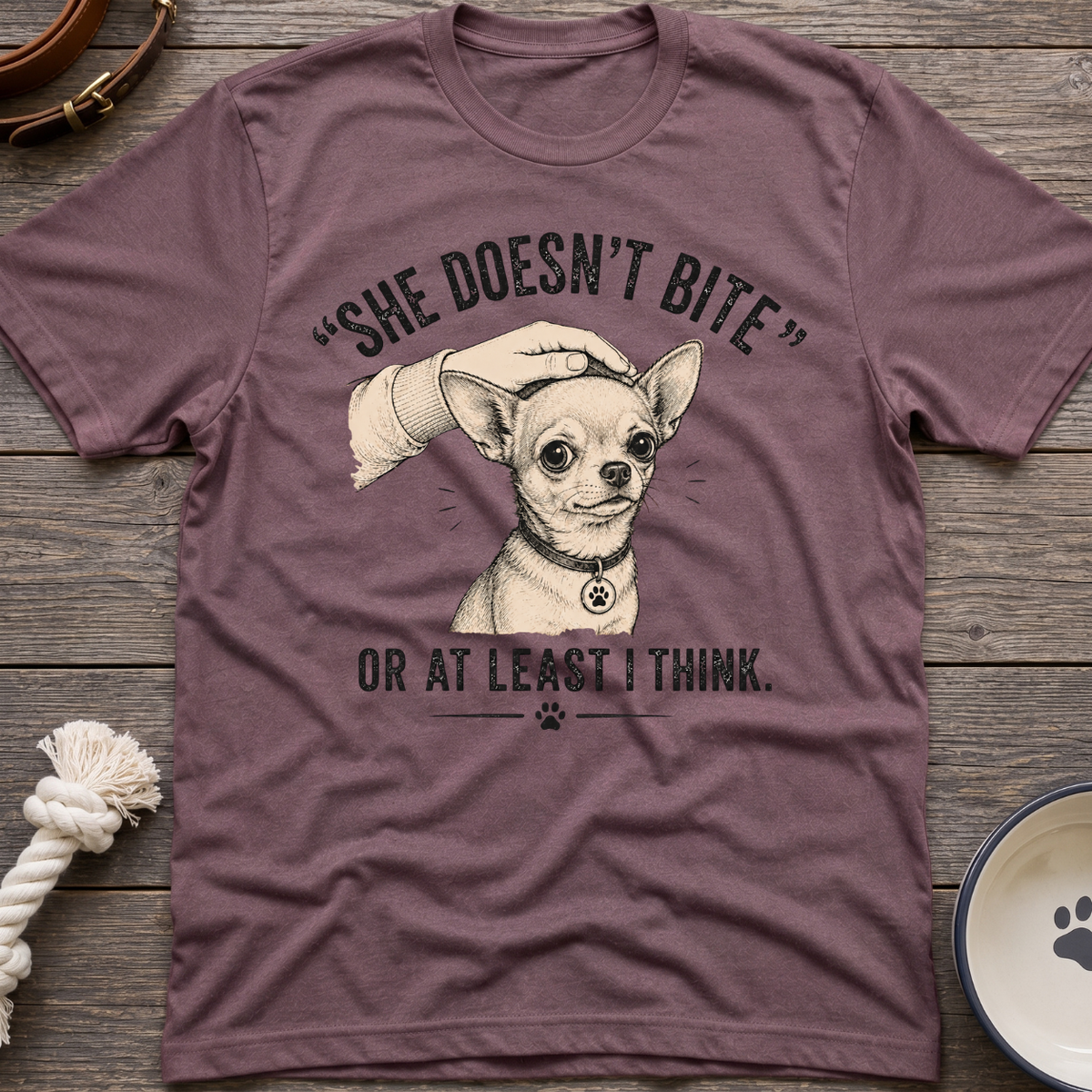 Chihuahua She Bite T-Shirt