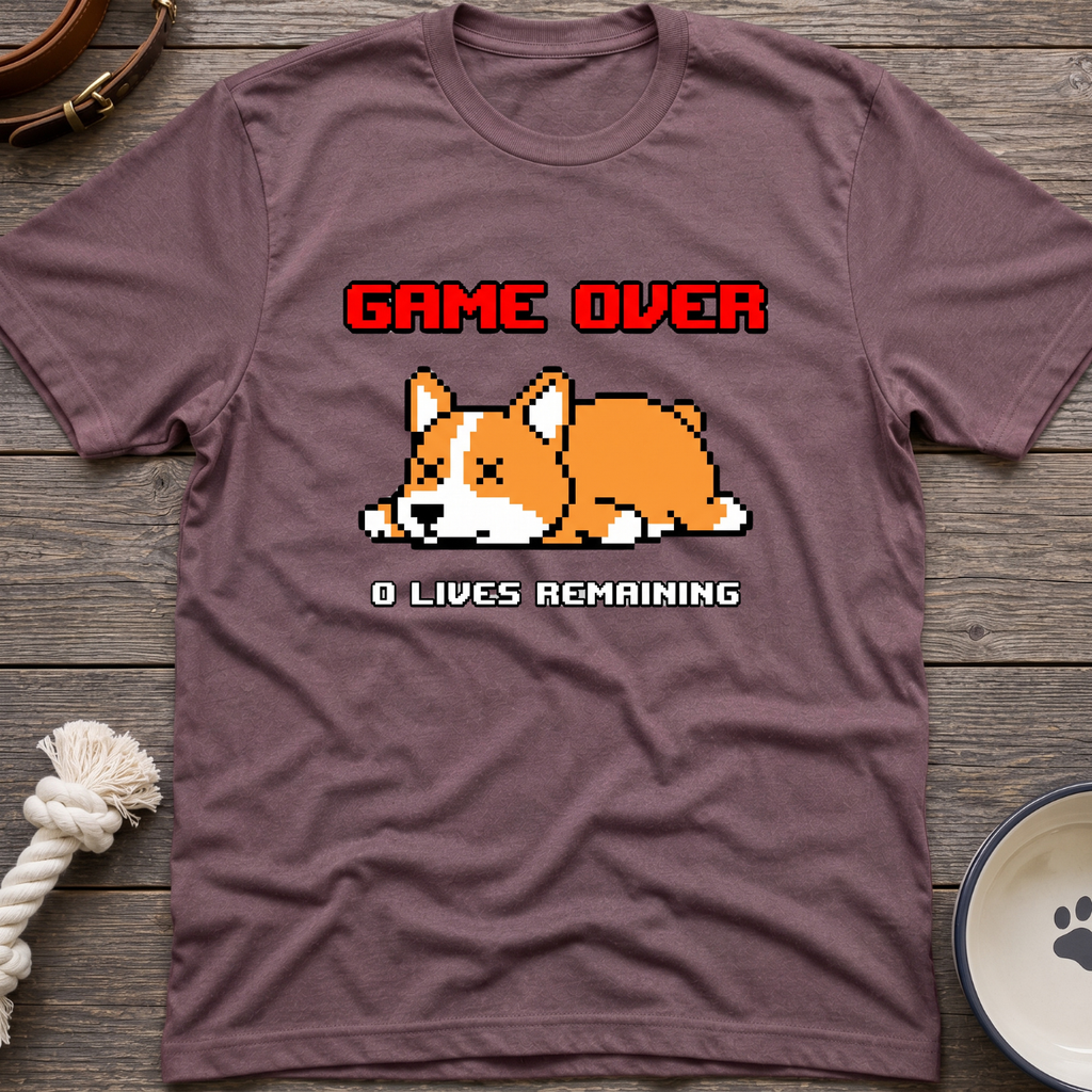 8 Bit Zero Life Remaining T-Shirt