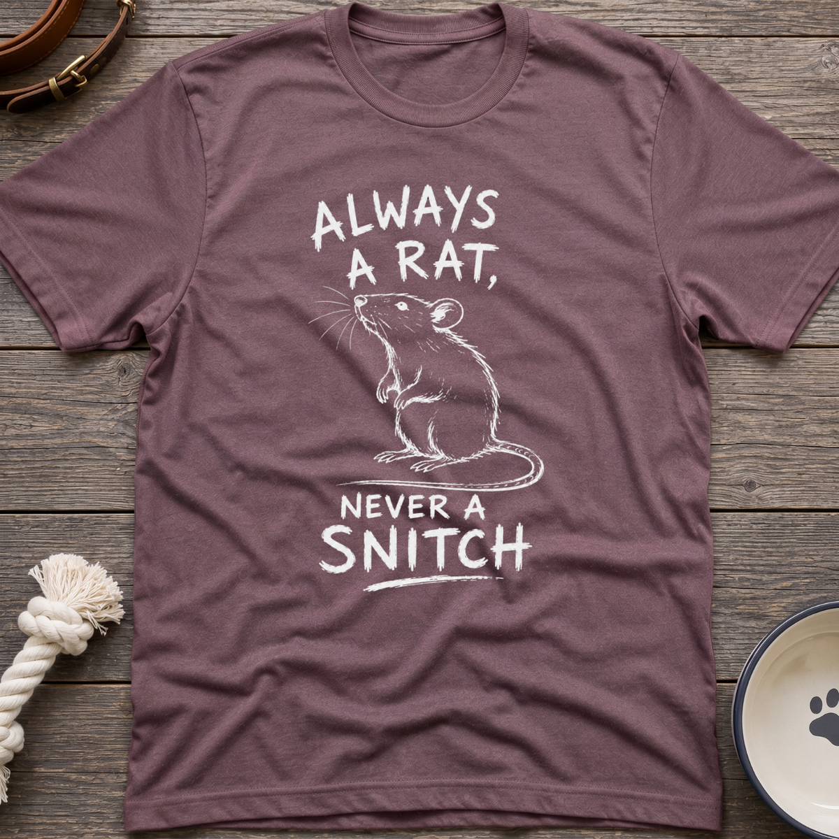 Rat Not Snitch T-Shirt