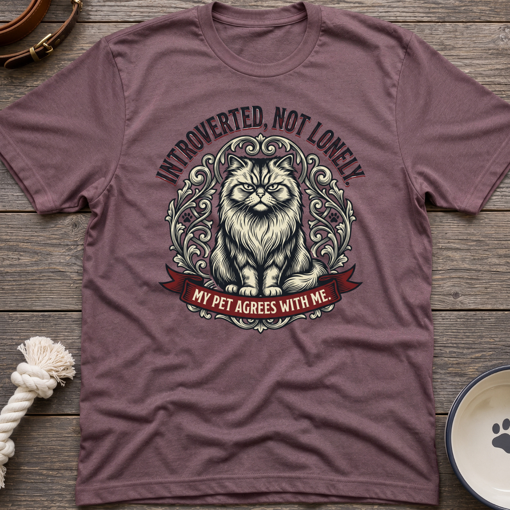 Introverted Cat T-Shirt