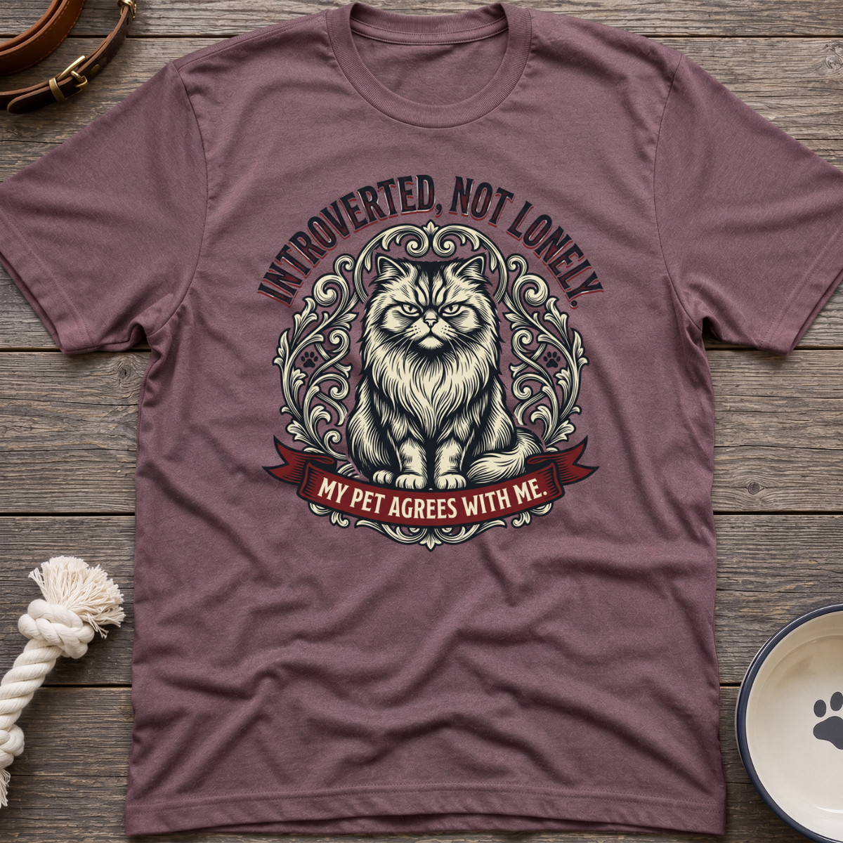 Introverted Cat T-Shirt