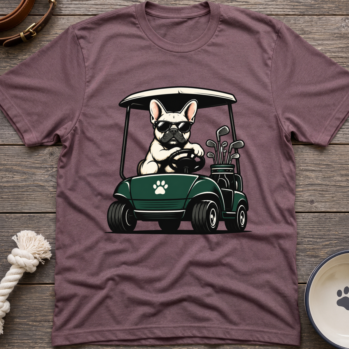 Golfing Frenchie T-Shirt