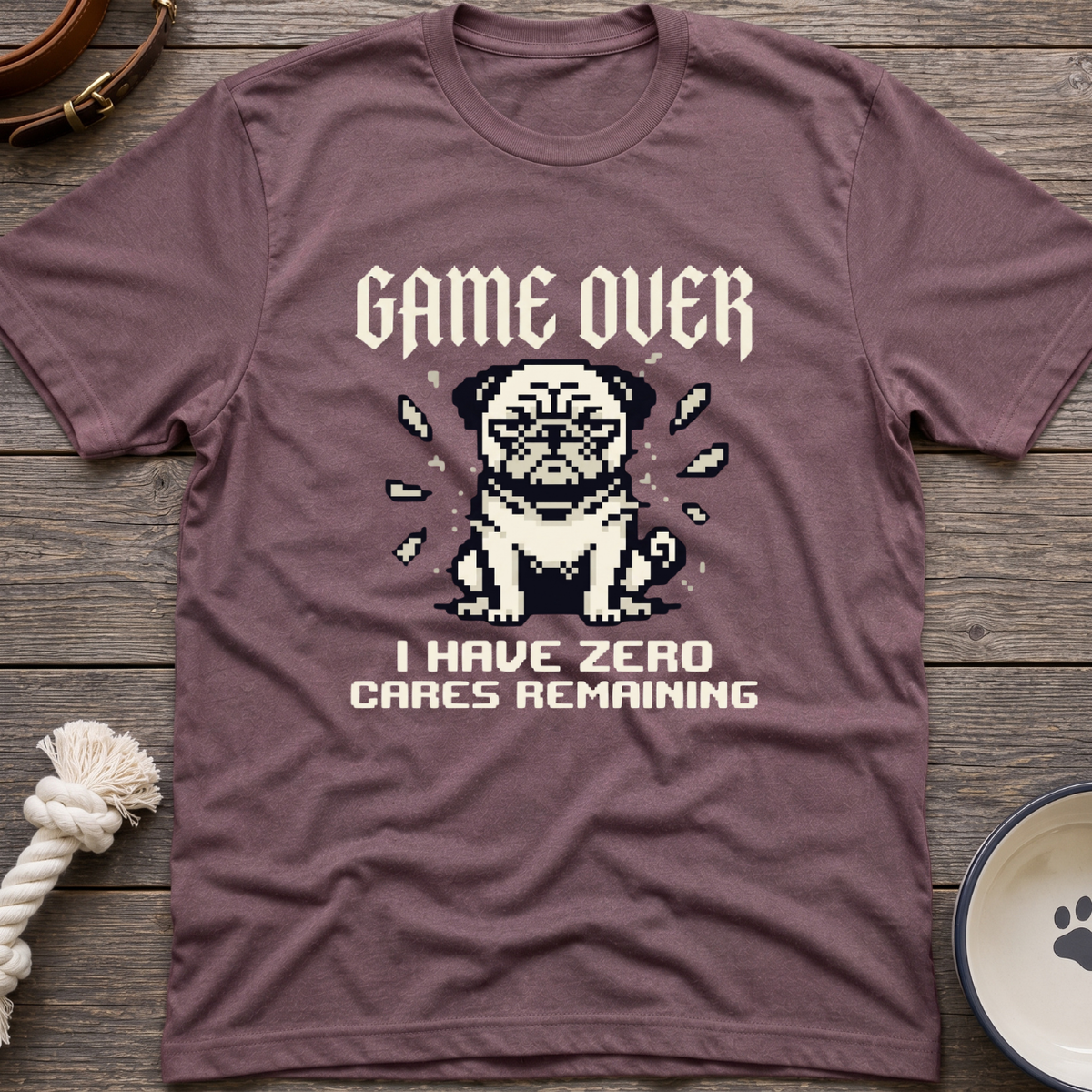 8 Bit Zero Care T-Shirt