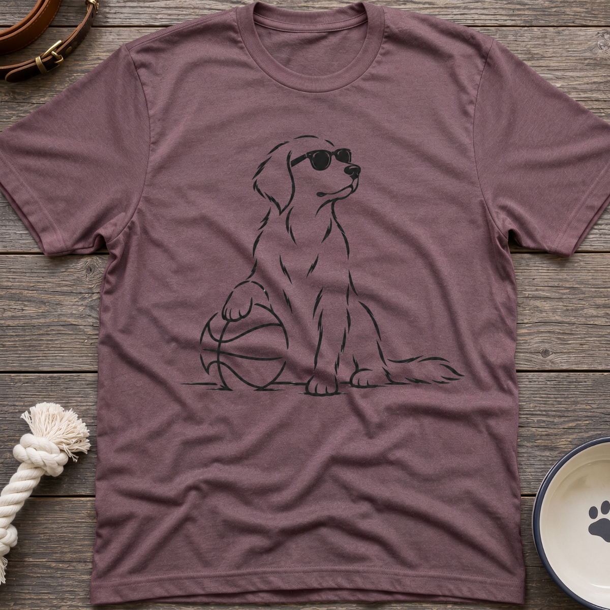 Basketball Pup T-Shirt
