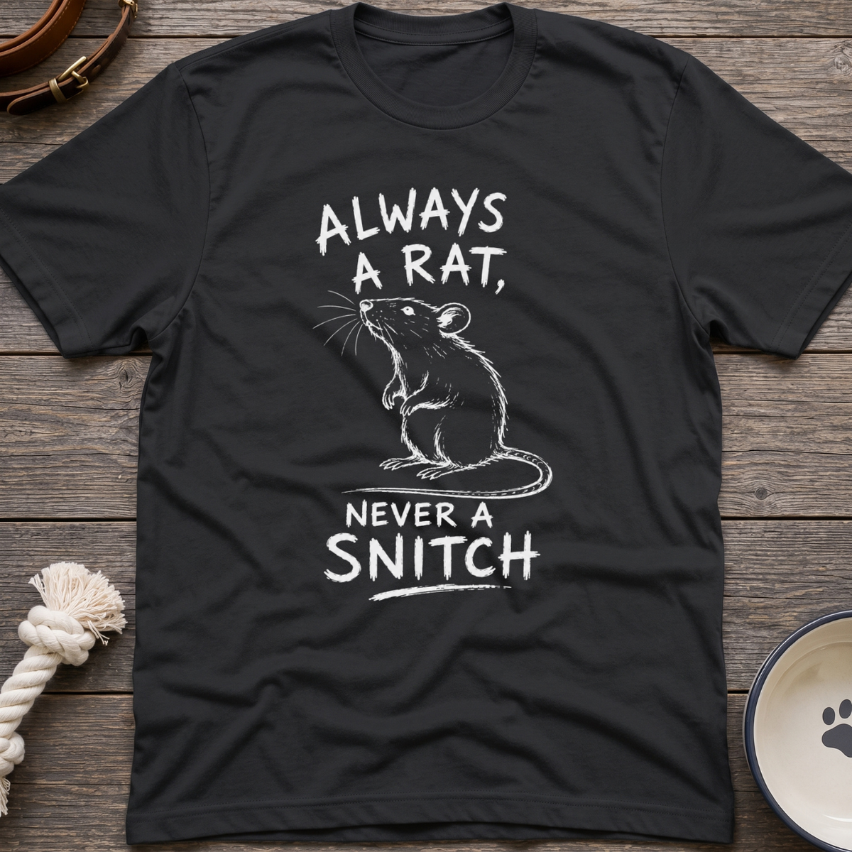 Rat Not Snitch T-Shirt
