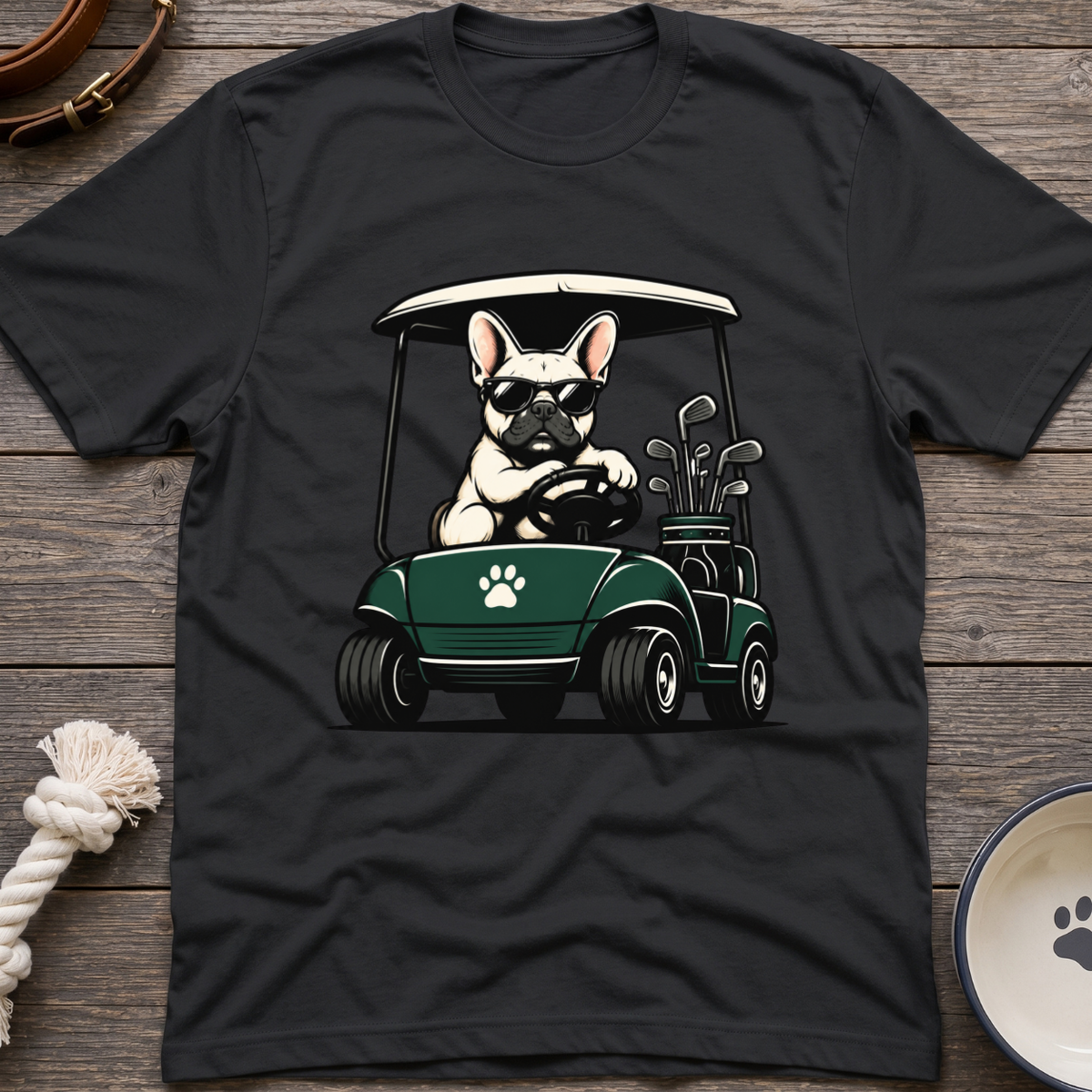 Golfing Frenchie T-Shirt