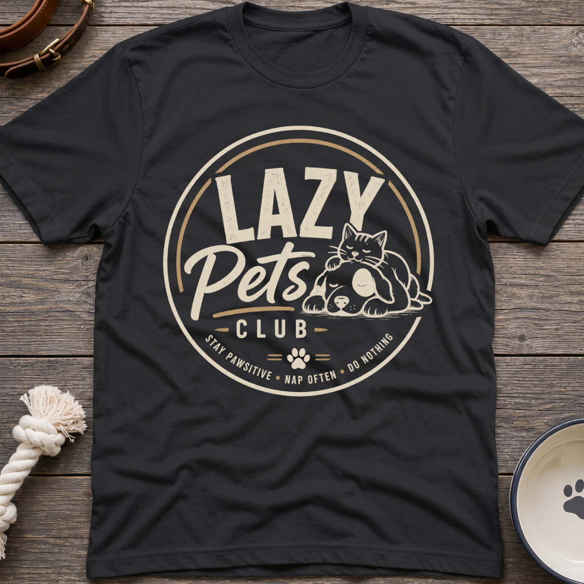 Lazy Pets Club T-Shirt