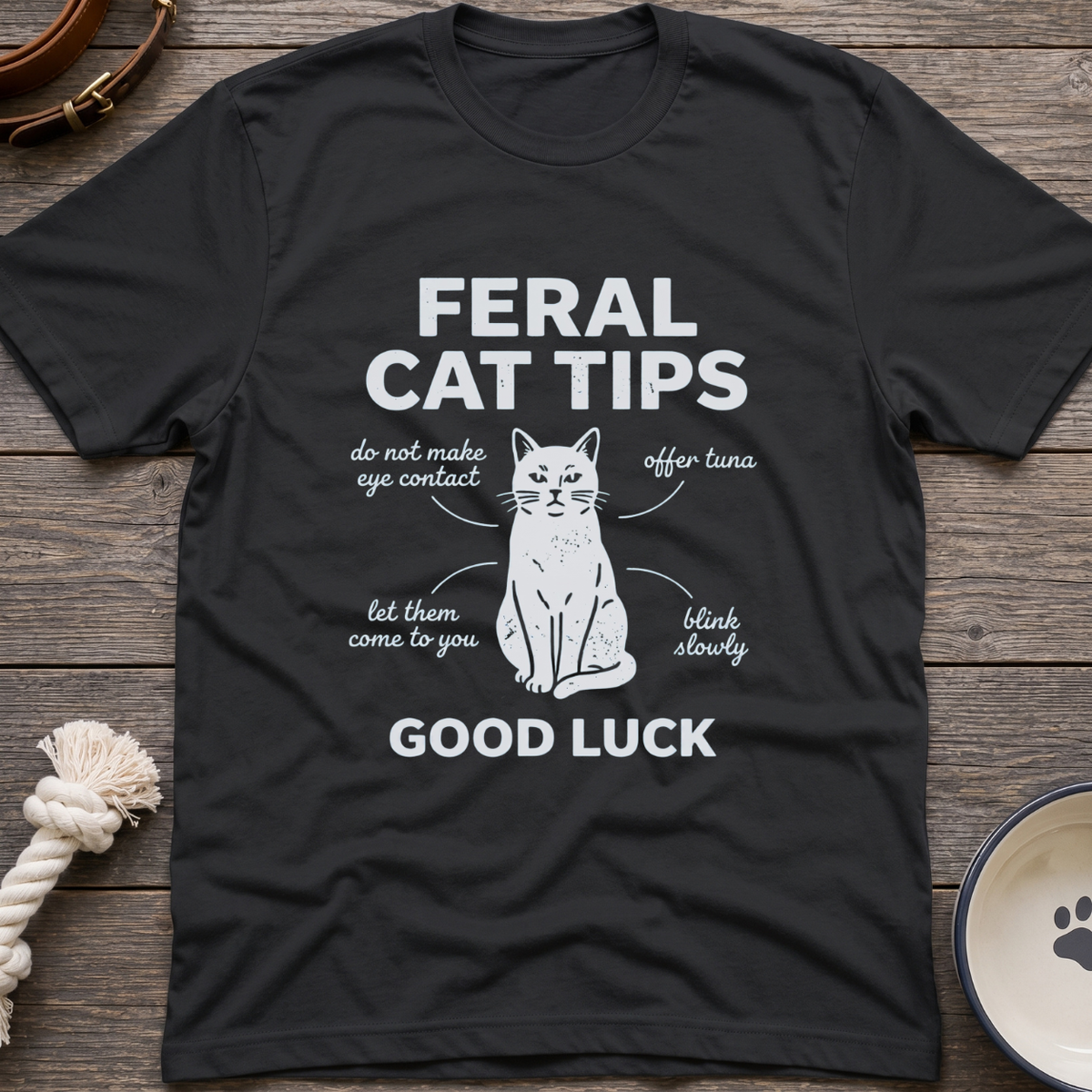 Feral Cat Tips T-Shirt
