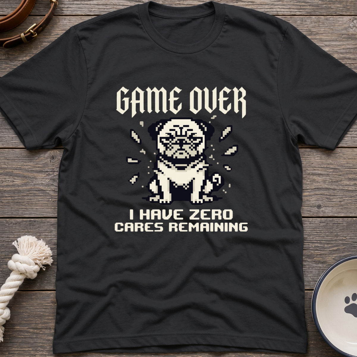 8 Bit Zero Care T-Shirt