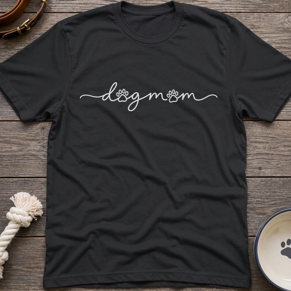 Dog Mom Script T-Shirt