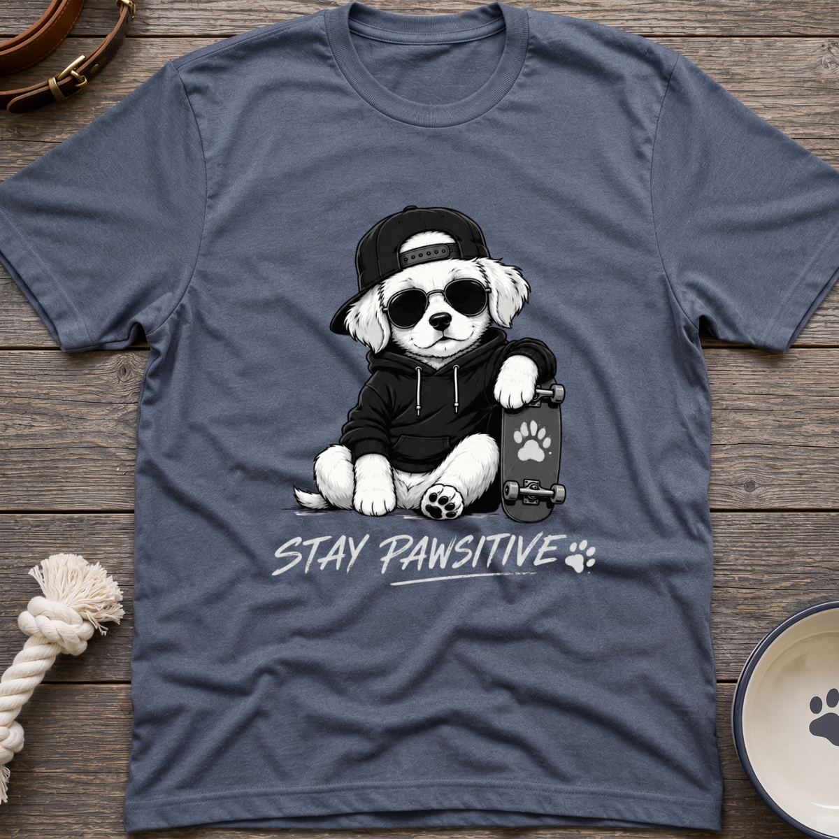 Stay Pawsitive T-Shirt