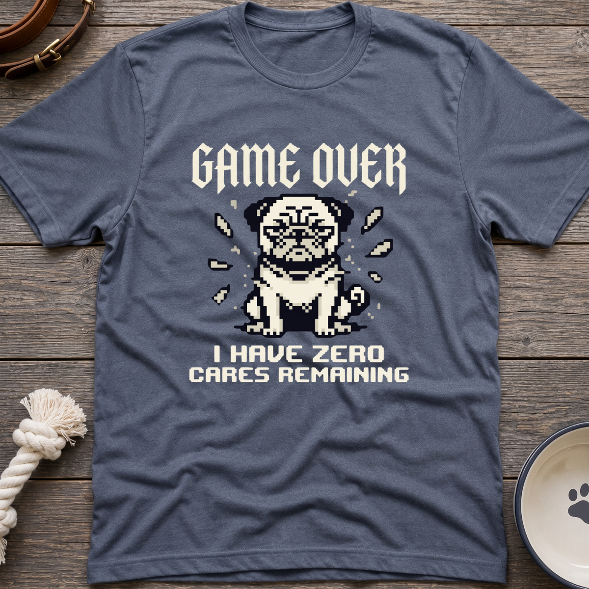 8 Bit Zero Care T-Shirt