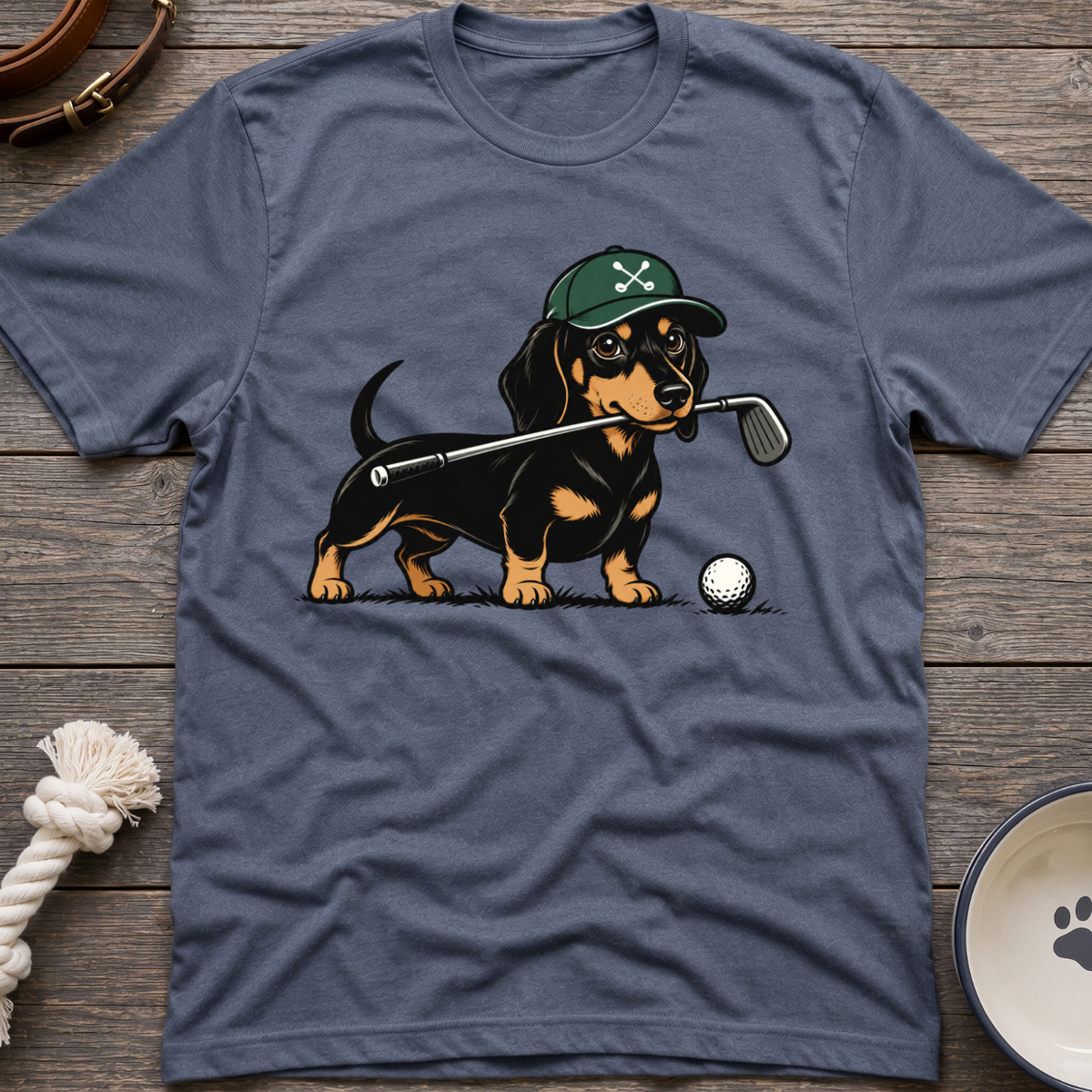 Dachshund Golfer T-Shirt