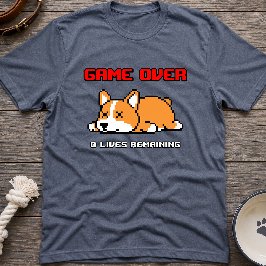 8 Bit Zero Life Remaining T-Shirt