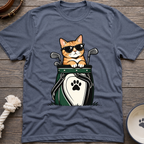 Golf Bag Cat T-Shirt