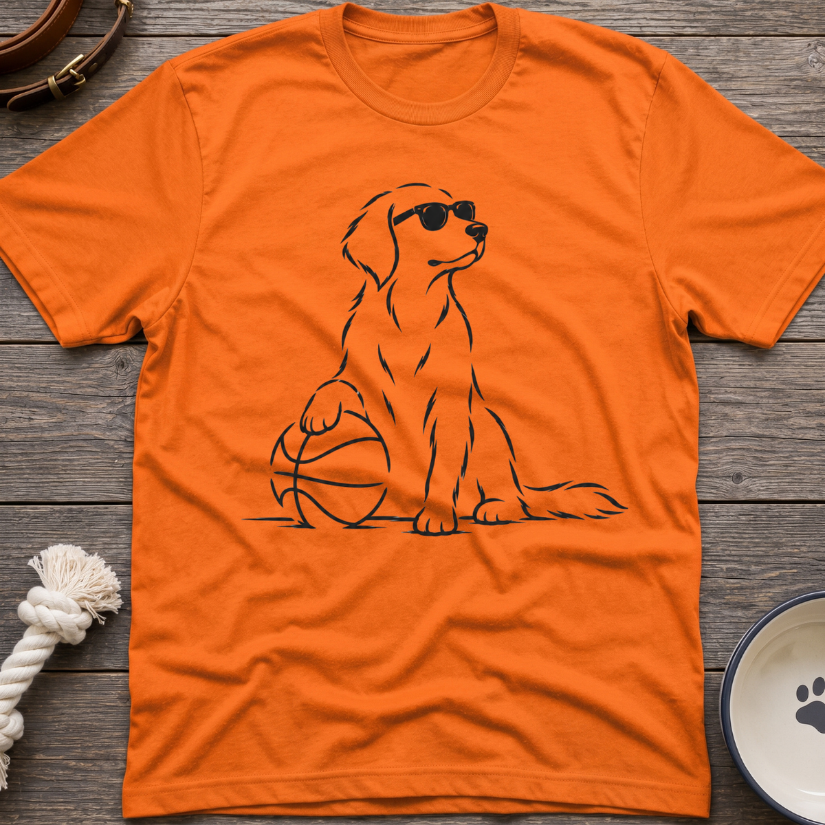 Basketball Pup T-Shirt