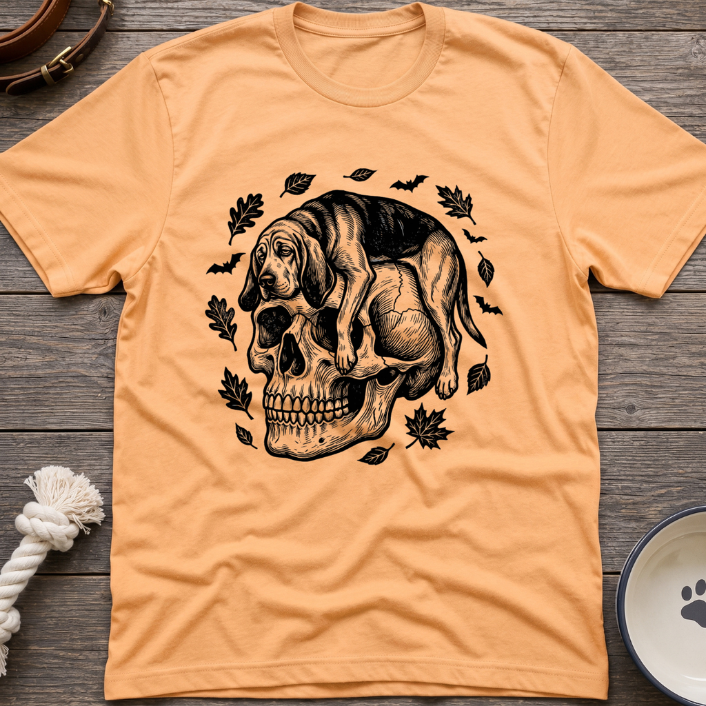 Beagle on Skull T-Shirt