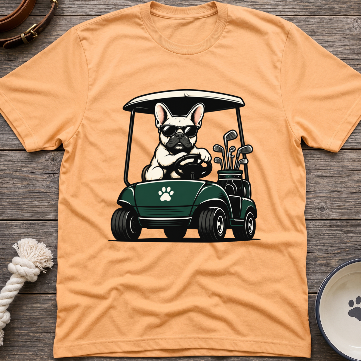 Golfing Frenchie T-Shirt