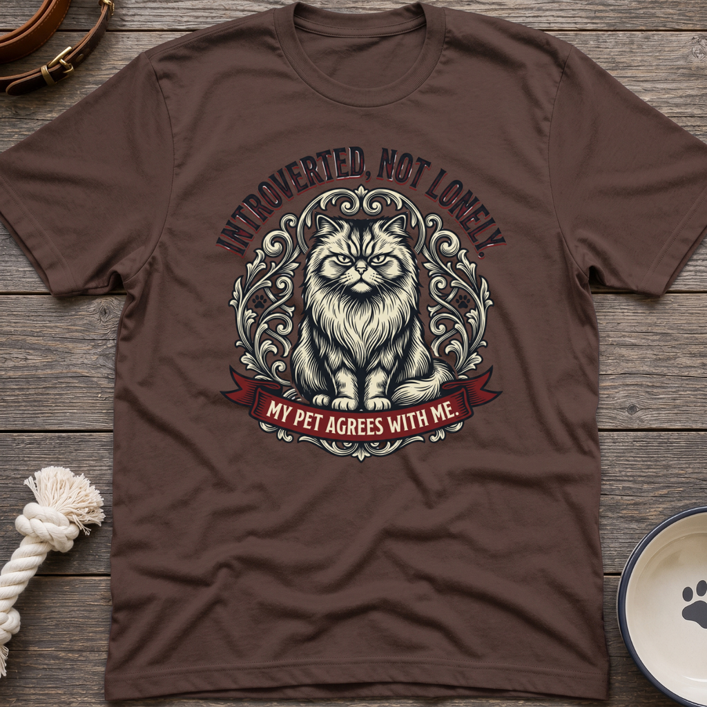 Introverted Cat T-Shirt