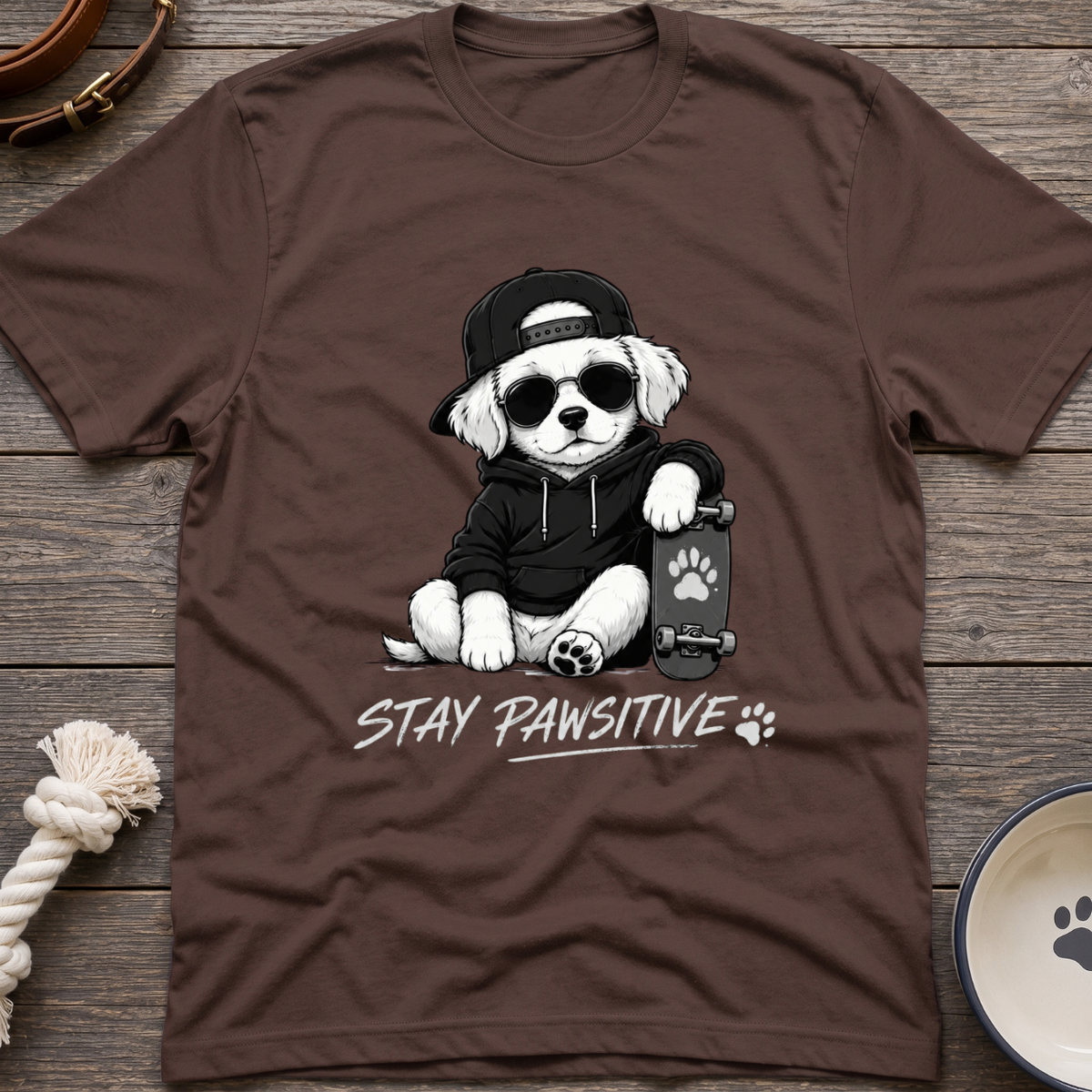 Stay Pawsitive T-Shirt