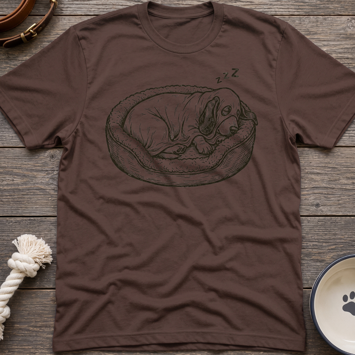 Sleepy Ghost Dog T-Shirt
