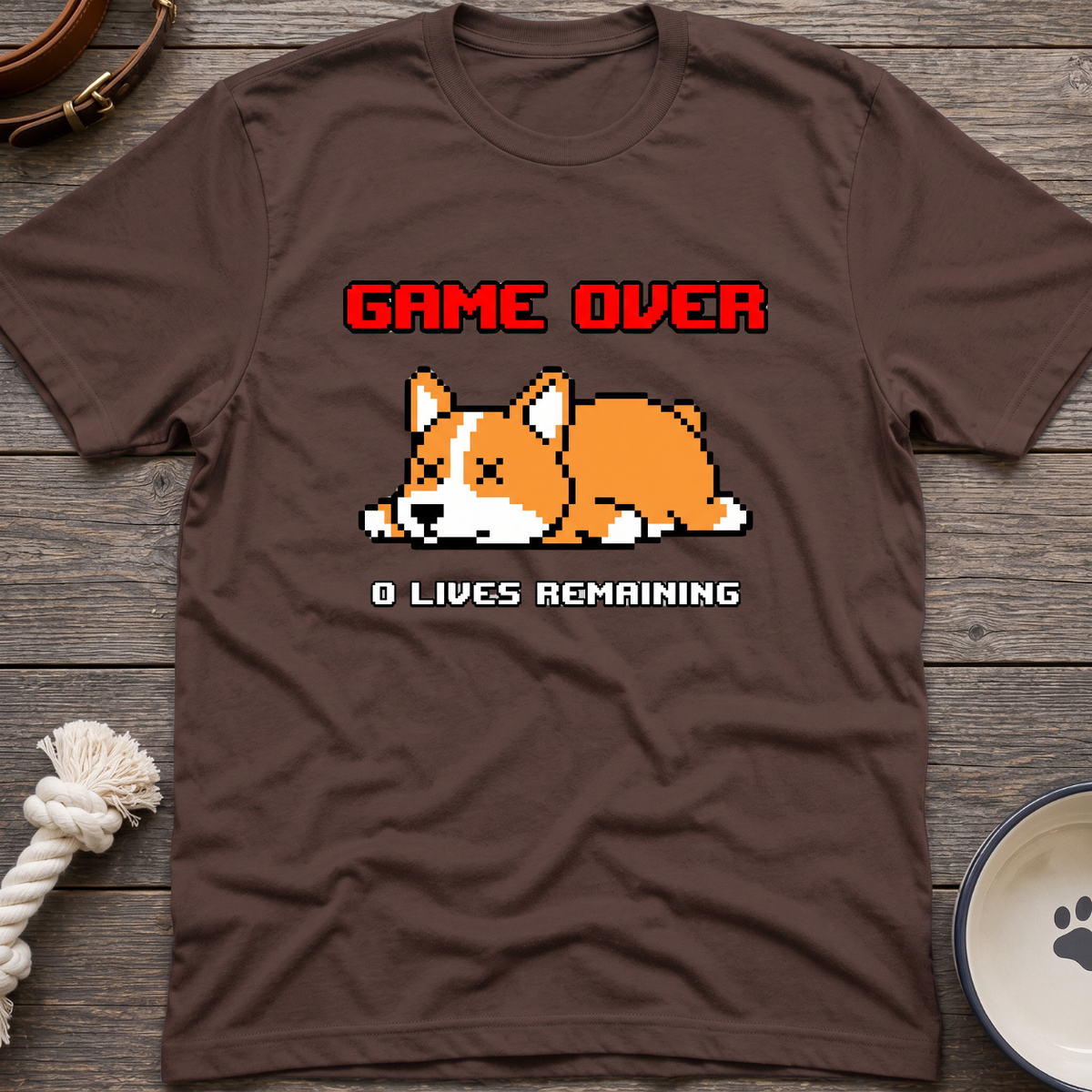 8 Bit Zero Life Remaining T-Shirt