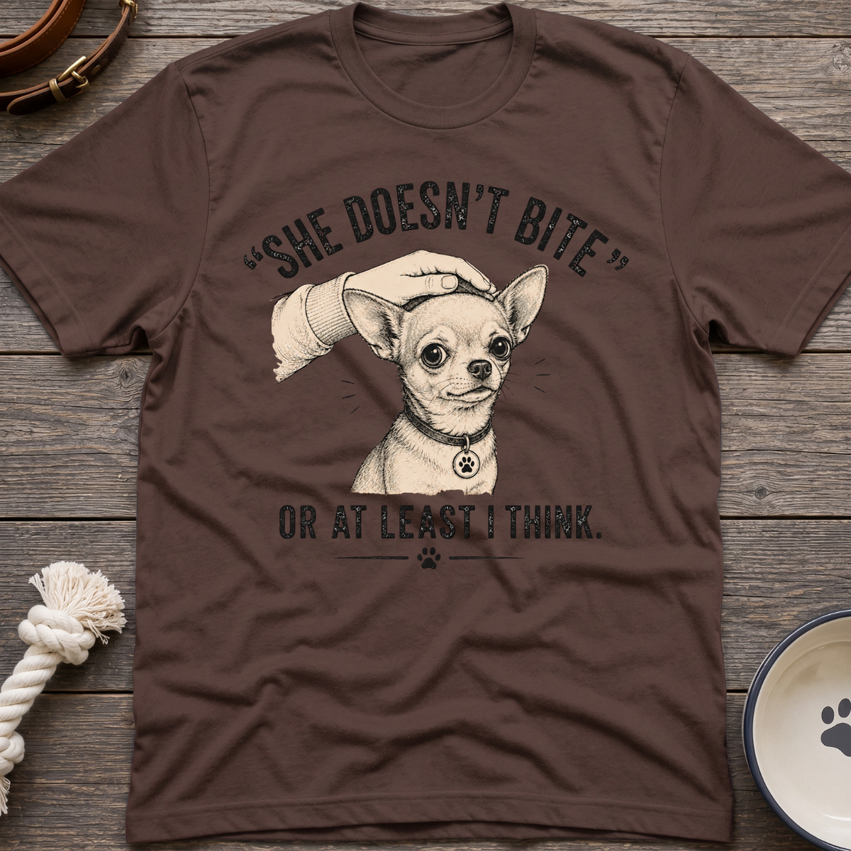 Chihuahua She Bite T-Shirt