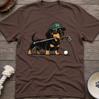Dachshund Golfer T-Shirt