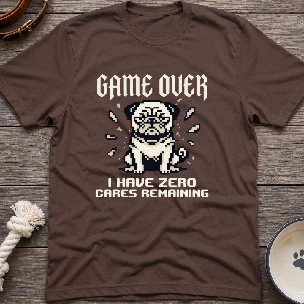 8 Bit Zero Care T-Shirt