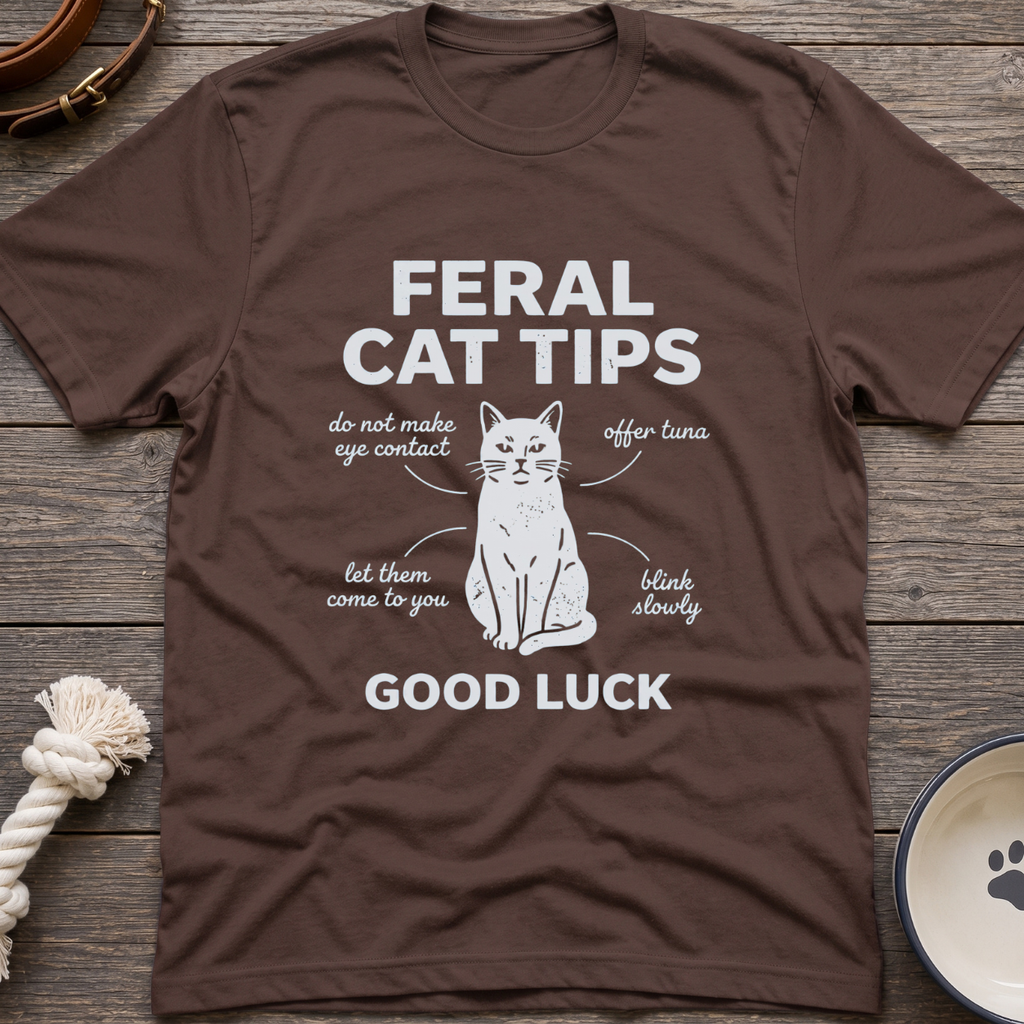 Feral Cat Tips T-Shirt