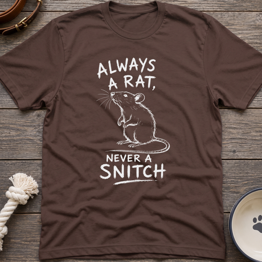 Rat Not Snitch T-Shirt