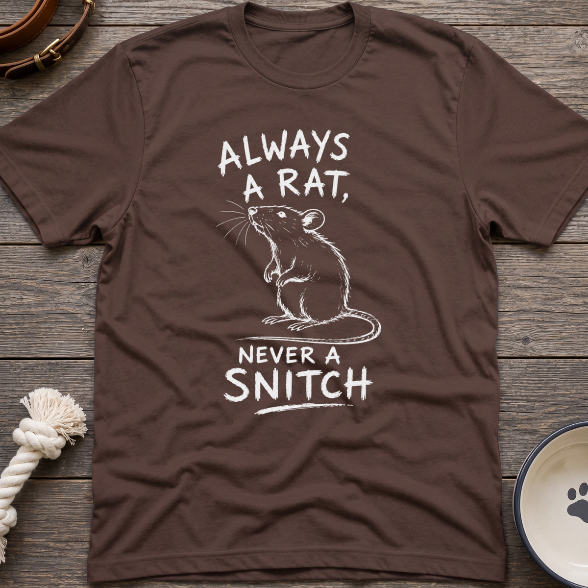 Rat Not Snitch T-Shirt