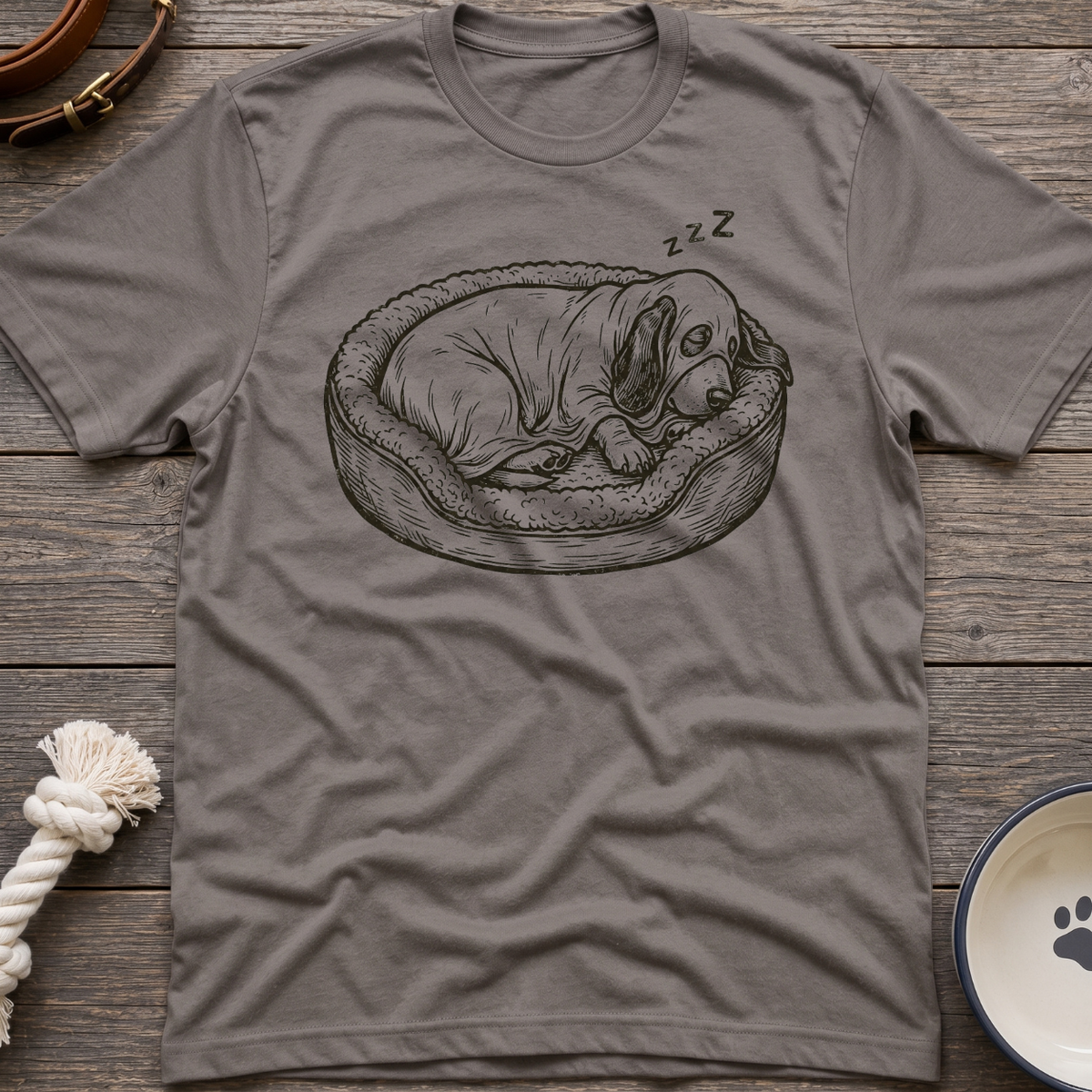 Sleepy Ghost Dog T-Shirt