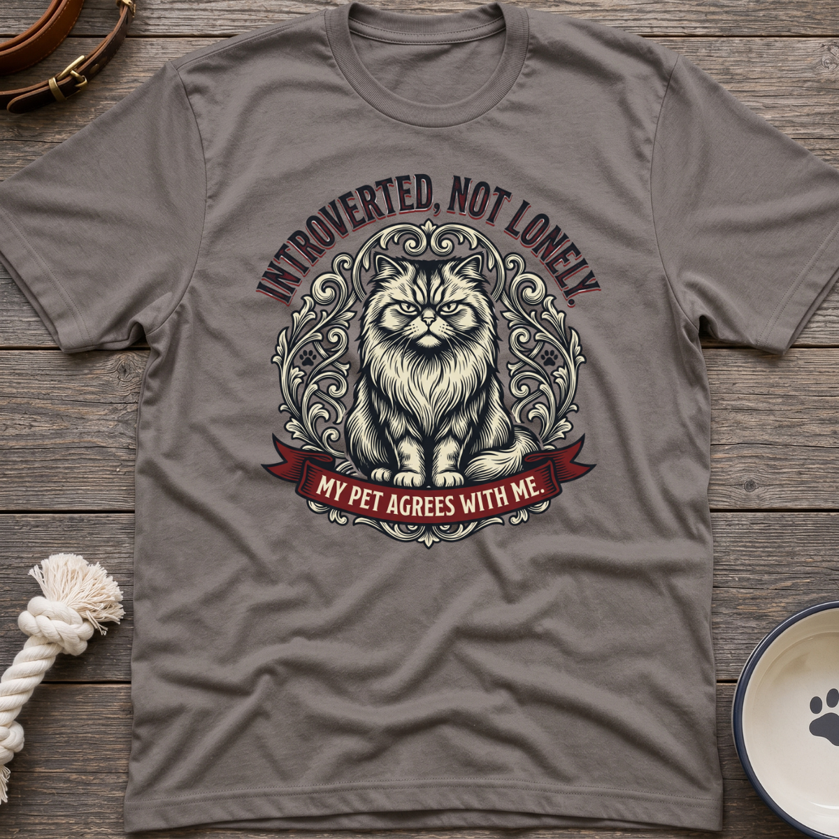 Introverted Cat T-Shirt