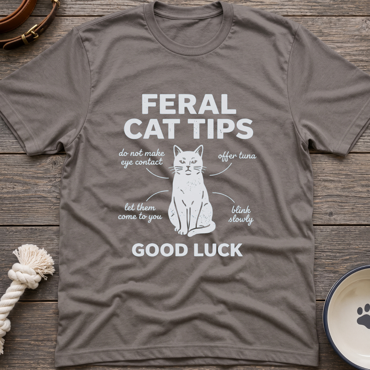 Feral Cat Tips T-Shirt