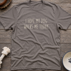 Dog Walks Me T-Shirt