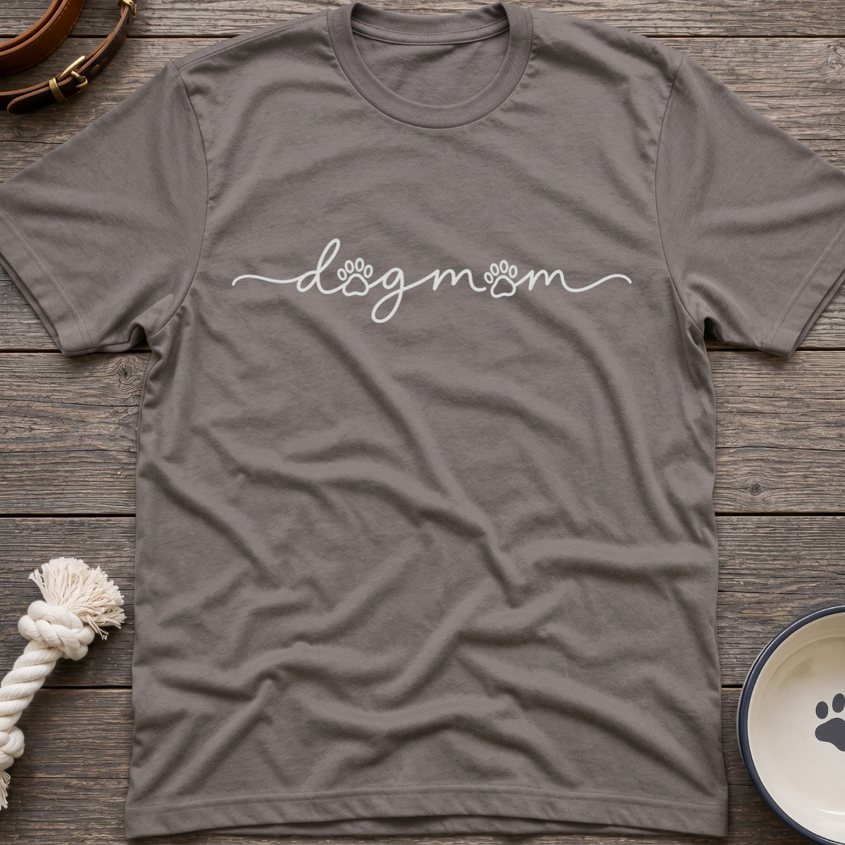 Dog Mom Script T-Shirt