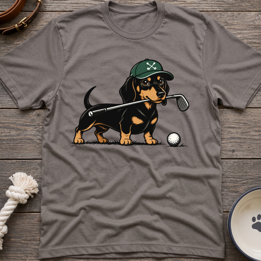 Dachshund Golfer T-Shirt
