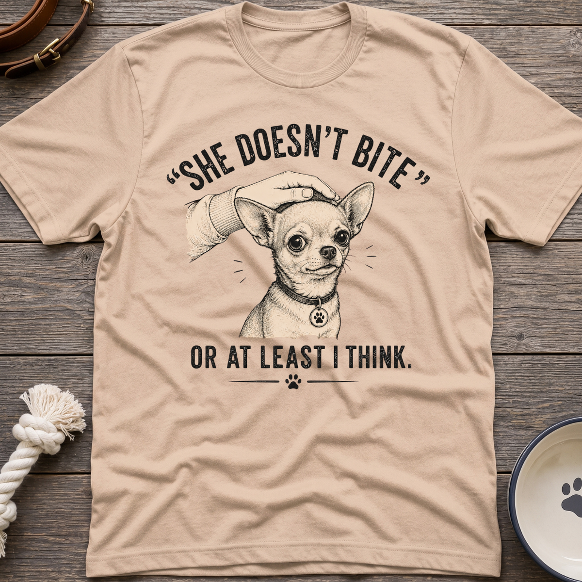 Chihuahua She Bite T-Shirt