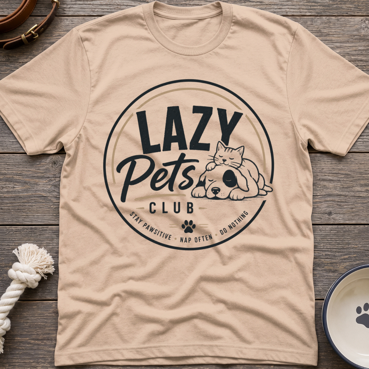 Lazy Pets Club T-Shirt