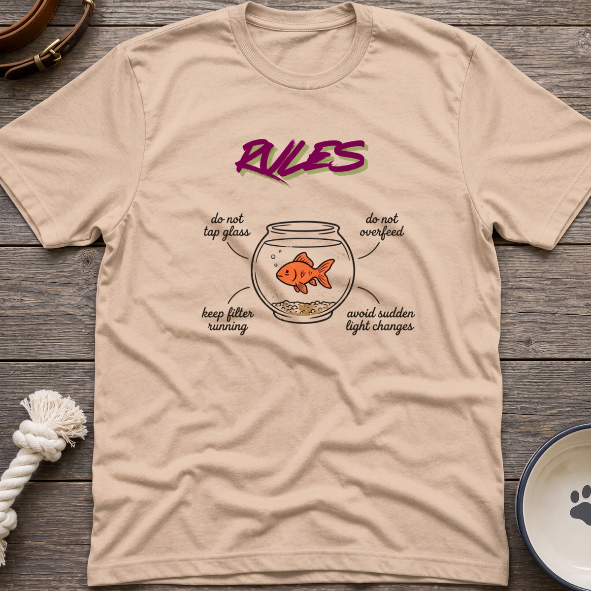 Goldfish Rules T-Shirt